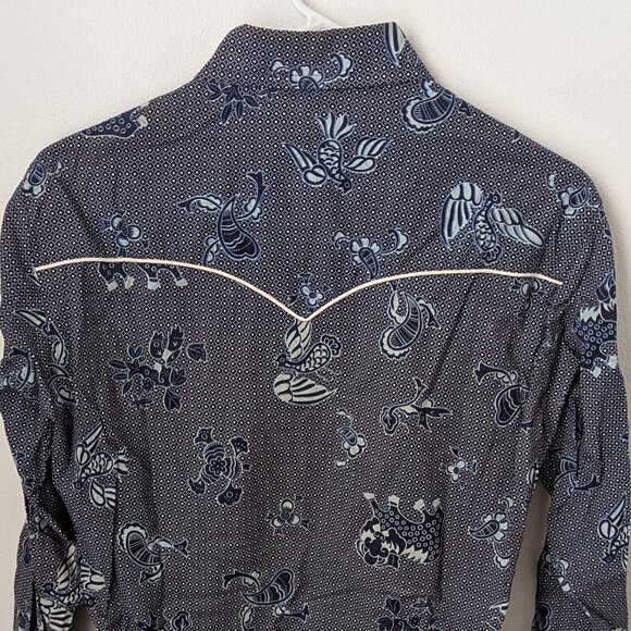 Vintage Brutus Pearl Snap Button Down, Medium - Picture 4 of 5